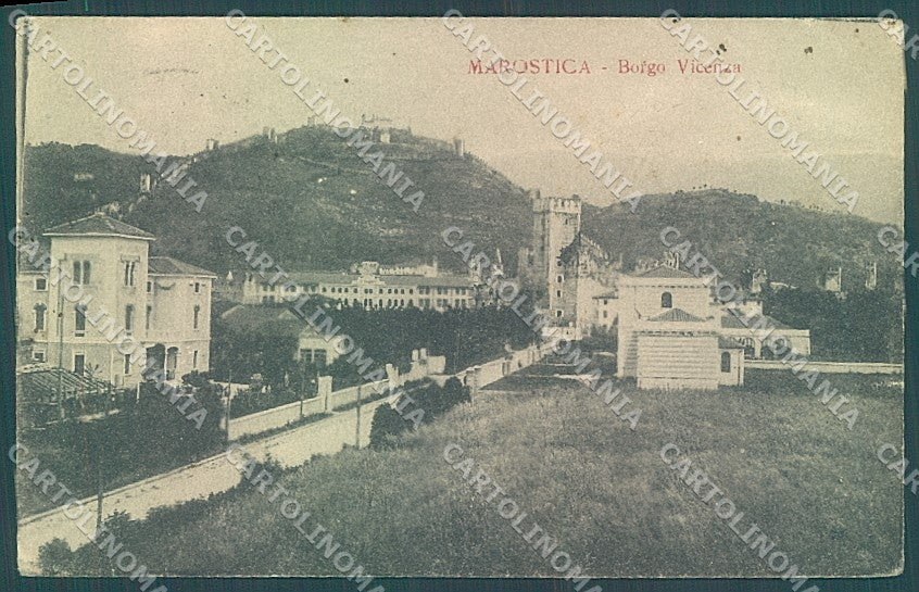 Vicenza Marostica Borgo Vicenza cartolina JK6737 – fronte