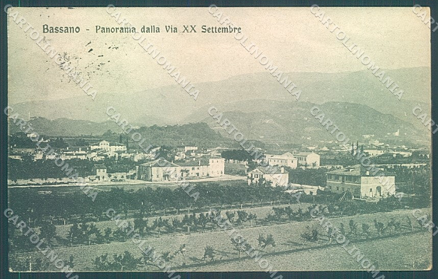 Vicenza Bassano Via XX Settembre Modiano 72358 cartolina JK6739 – fronte