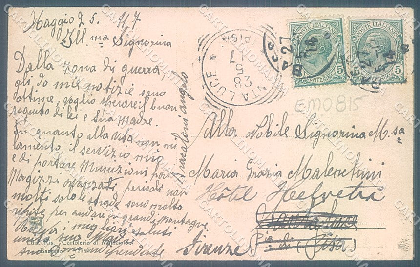 Vicenza Bassano Via XX Settembre Modiano 72358 cartolina JK6739 – retro
