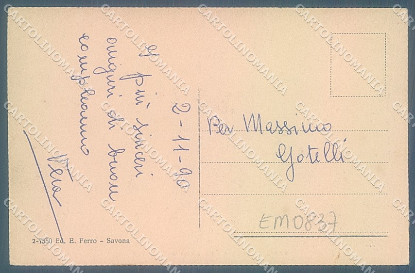 Imperia Arma di Taggia Veduta dagli Uliveti cartolina JK6745 – retro