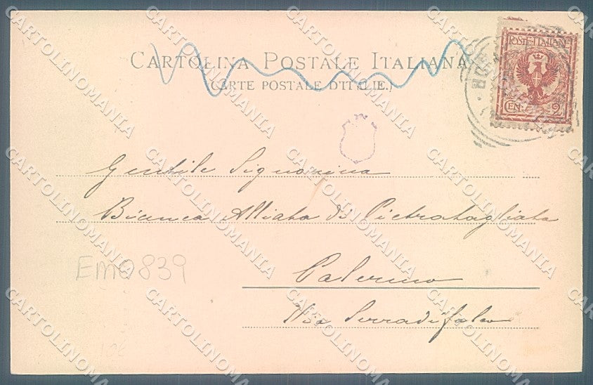 Imperia Bordighera Porta Sottana Stengel 6756 cartolina JK6746 – retro