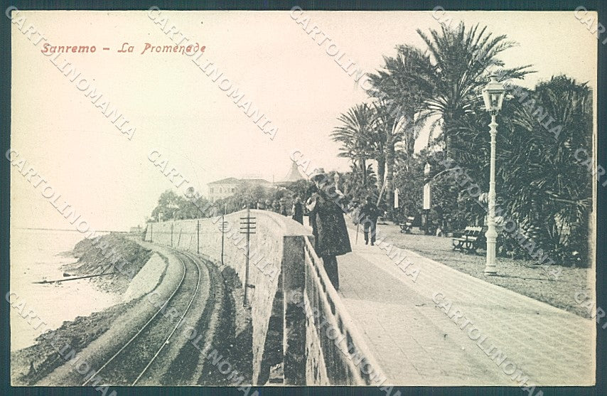 Imperia San Remo Promenade cartolina JK6747 – fronte