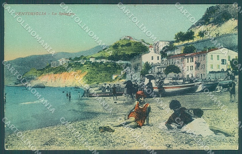 Imperia Ventimiglia Spiaggia cartolina JK6749 – fronte
