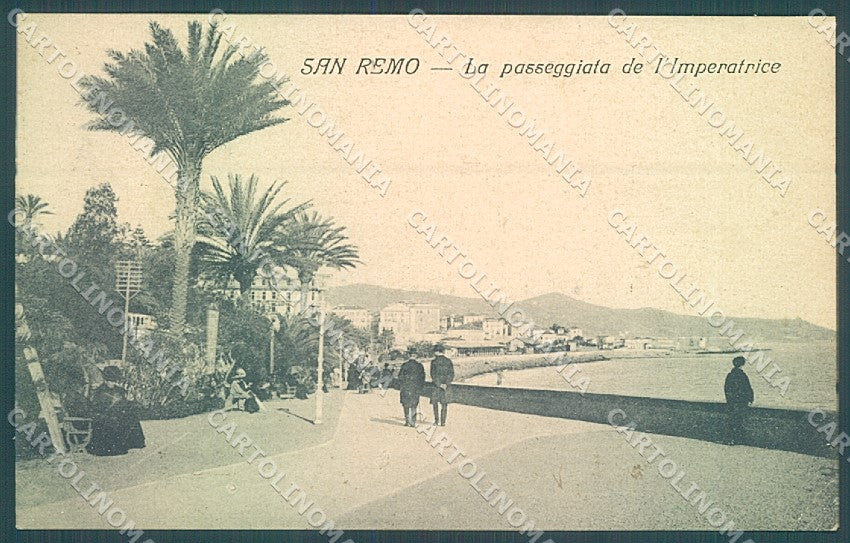 Imperia San Remo Lungomare PIEGHINA ANGOLO cartolina JK6757 – fronte