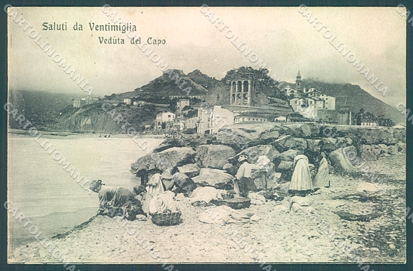 Imperia Ventimiglia saluti da Lavandaie Modiano 80476 cartolina JK6758 – fronte