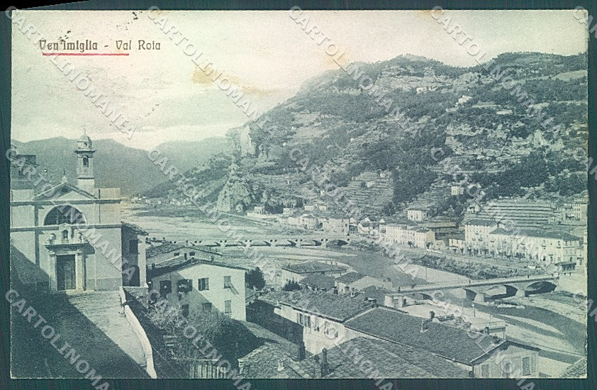 Imperia Ventimiglia Chiesa Val Roia cartolina JK6765 – fronte