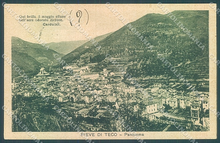 Imperia Pieve di Teco Carducci cartolina JK6767 – fronte