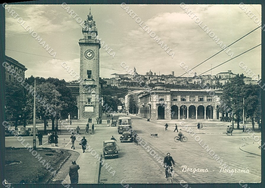 Bergamo Città PIEGHINA Foto FG cartolina JK6781 – fronte