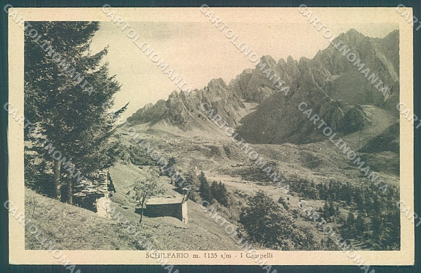 Bergamo Schilpario Campelli PIEGHINA cartolina JK6786 – fronte