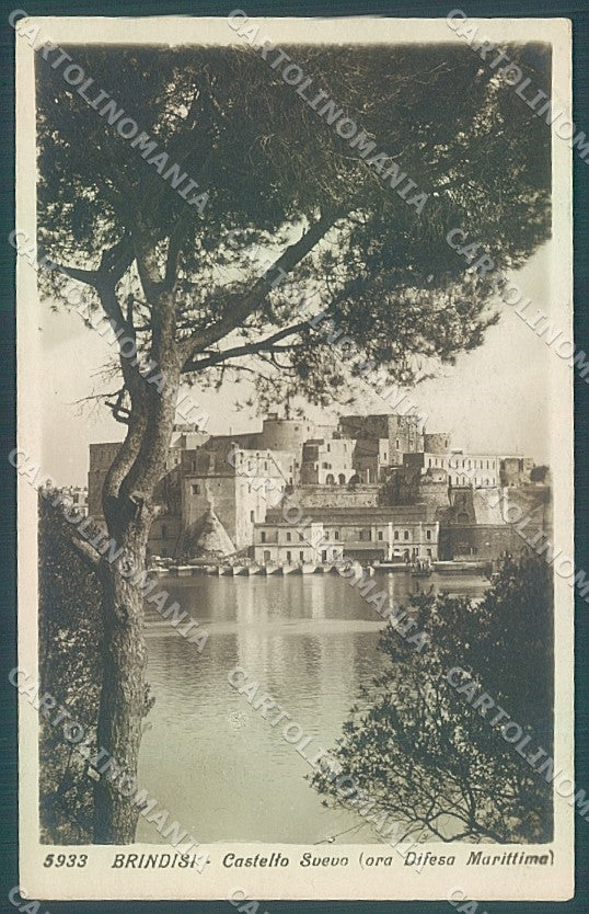 Brindisi Città Castello Svevo Foto cartolina JK6787 – fronte