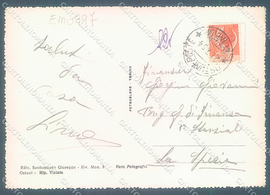 Brindisi Ostuni Foto FG cartolina JK6789 – retro