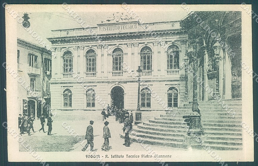 Foggia Città Istituto Tecnico Giannone cartolina JK6795 – fronte