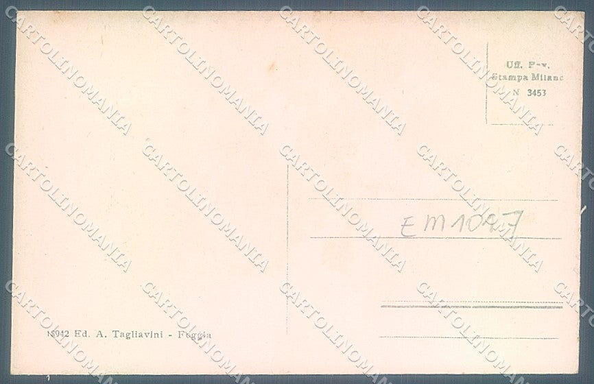 Foggia Città Istituto Tecnico Giannone cartolina JK6795 – retro