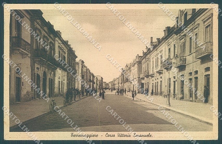 Foggia Torremaggiore Corso Vittorio Emanuele cartolina JK6797 – fronte