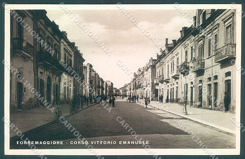 Foggia Torremaggiore Corso Vittorio Emanuele Foto cartolina JK6798 – fronte