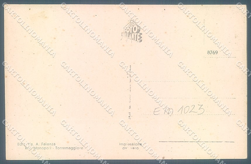 Foggia Torremaggiore Corso Vittorio Emanuele Foto cartolina JK6798 – retro