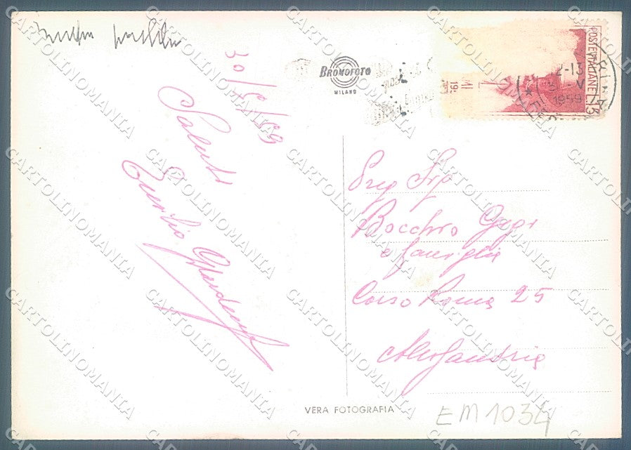Cagliari Città Via Roma Municipio saluti da Foto FG cartolina JK6801 – retro