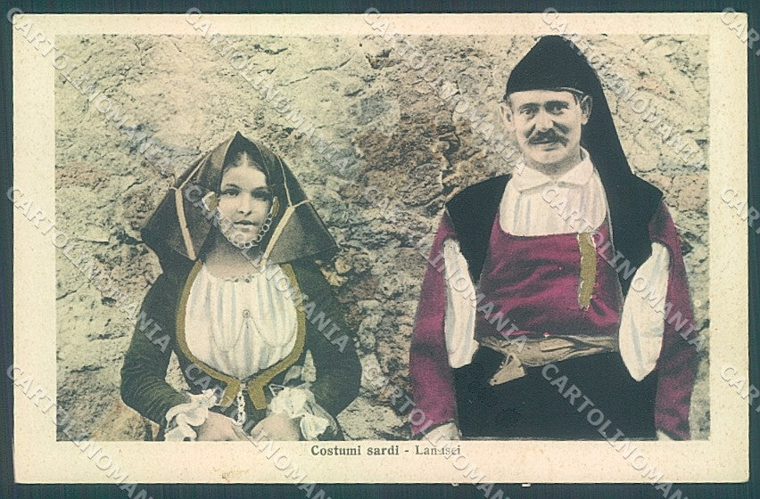 Cagliari Città Lanusei Costumi Alterocca 13161 cartolina JK6806 – fronte