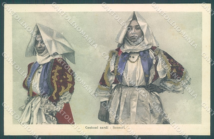Sassari Città Sennori Costumi Alterocca 13178 cartolina JK6807 – fronte