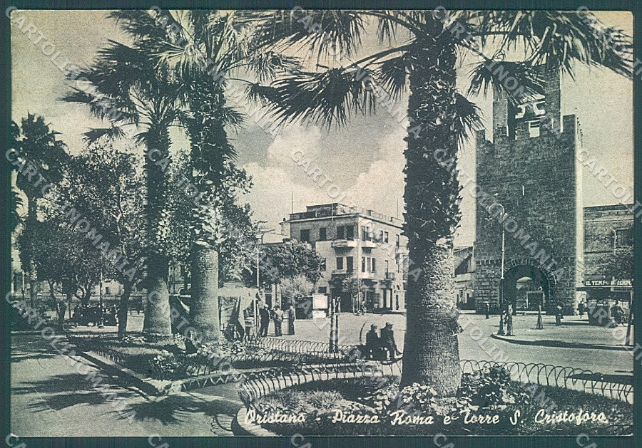 Oristano Città Piazza Roma Torre San Cristoforo FG cartolina JK6810 – fronte