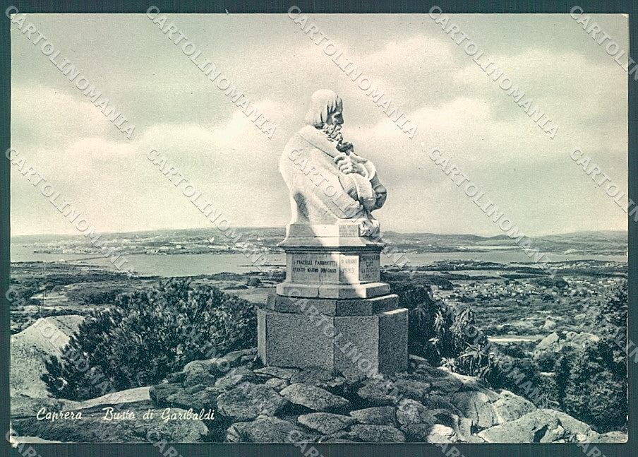 Sassari Caprera Busto Garibaldi Foto FG cartolina JK6816 – fronte