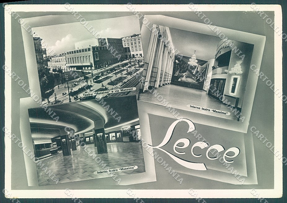 Lecce Città Teatro Massimo Foto FG cartolina JK6818 – fronte