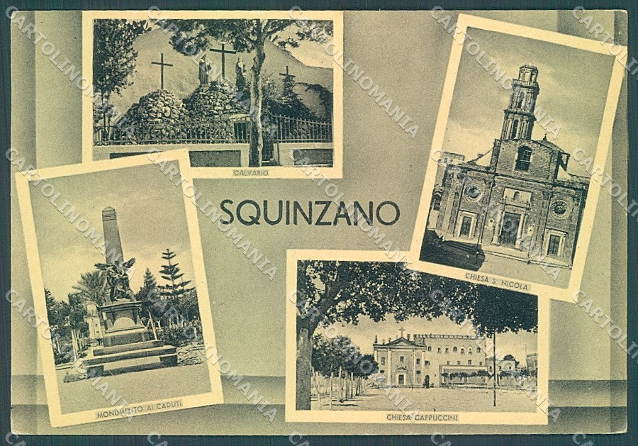 Lecce Squinzano Chiesa Cappuccini Calvario Alterocca 19329 FG cartolina JK6821 – fronte