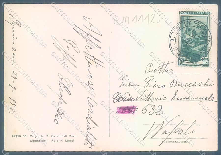 Lecce Squinzano Chiesa Cappuccini Calvario Alterocca 19329 FG cartolina JK6821 – retro