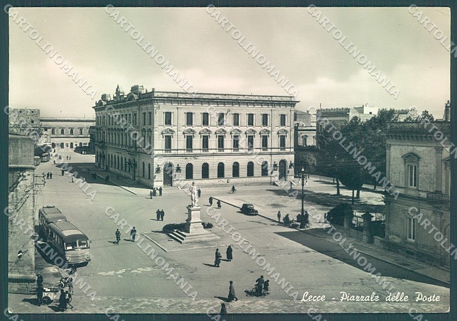 Lecce Città Piazzale Poste Foto FG cartolina JK6828 – fronte