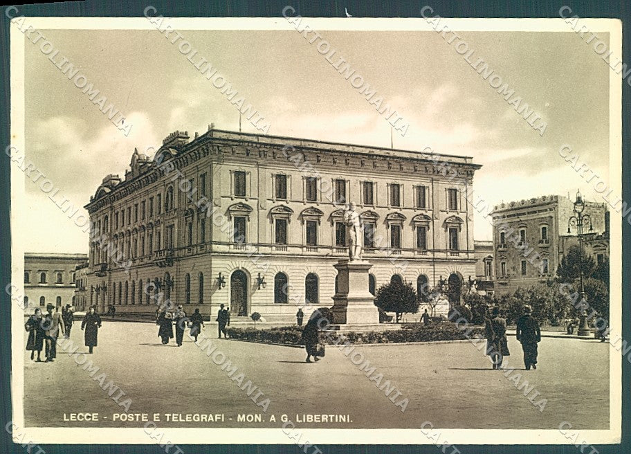 Lecce Città Piazzale Poste Foto FG cartolina JK6829 – fronte