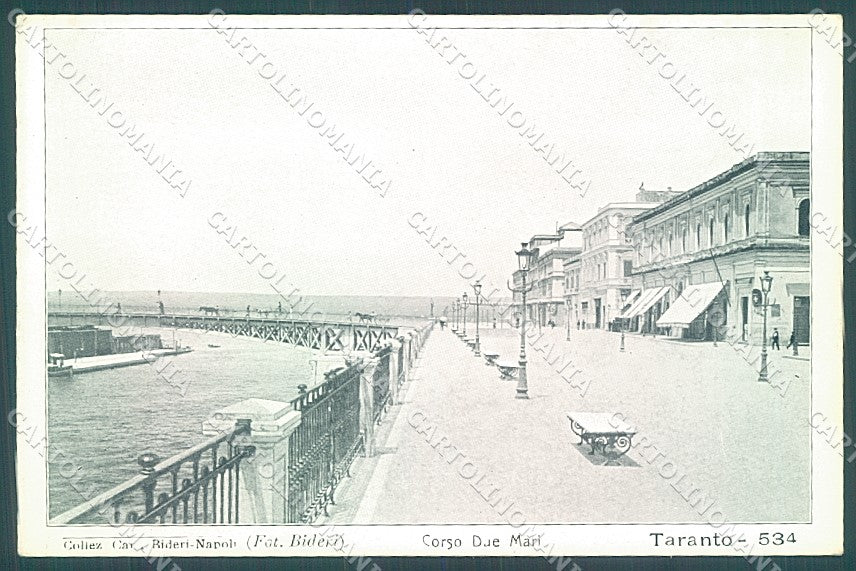 Taranto Città Corso Due Mari Bideri 534 cartolina JK6831 – fronte