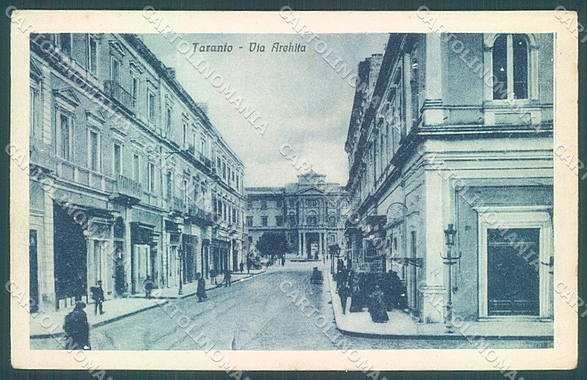 Taranto Città Via Archita cartolina JK6833 – fronte