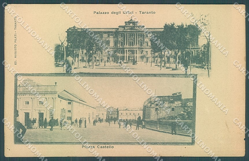 Taranto Città Palazzo degli Uffizi ABRASA cartolina JK6835 – fronte