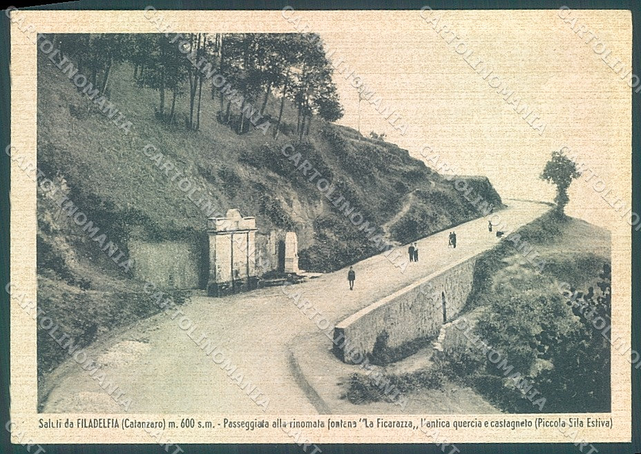 Catanzaro Filadelfia saluti da la Ficarazza FG cartolina JK6846 – fronte
