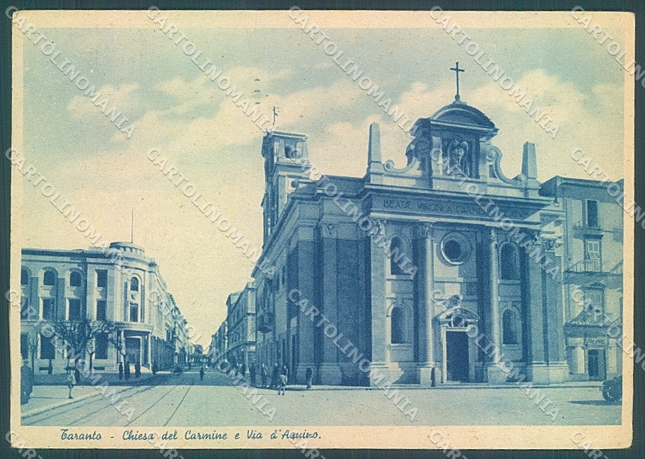 Taranto Città Chiesa del Carmine FG cartolina JK6848 – fronte