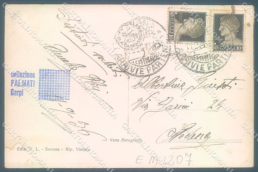 Savona Città Veliero Porto Foto cartolina JK6855 – retro