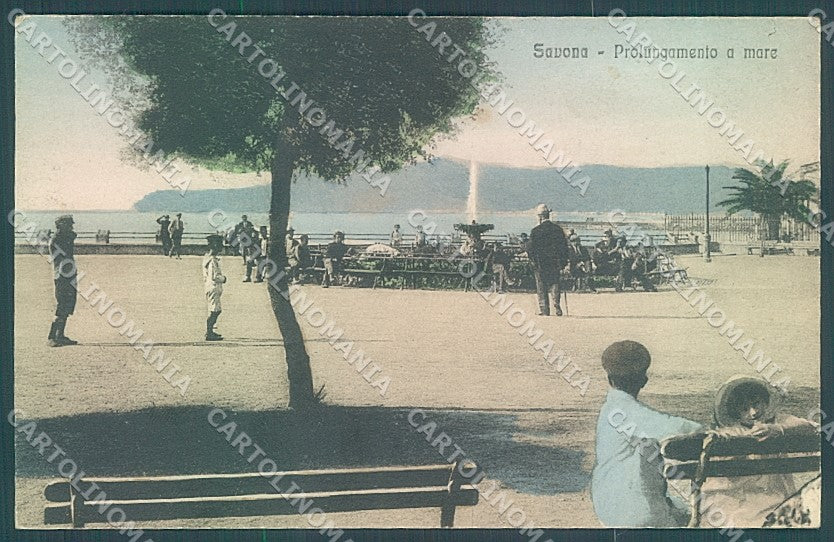 Savona Città Lungomare cartolina JK6862 – fronte