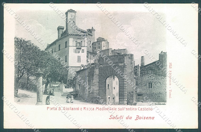Viterbo Bolsena Castello saluti da Alterocca 253 cartolina JK6868 – fronte