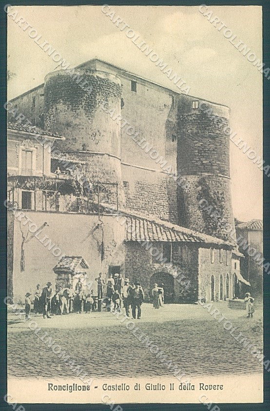 Viterbo Ronciglione Castello Giulio II della Rovere cartolina JK6873 – fronte