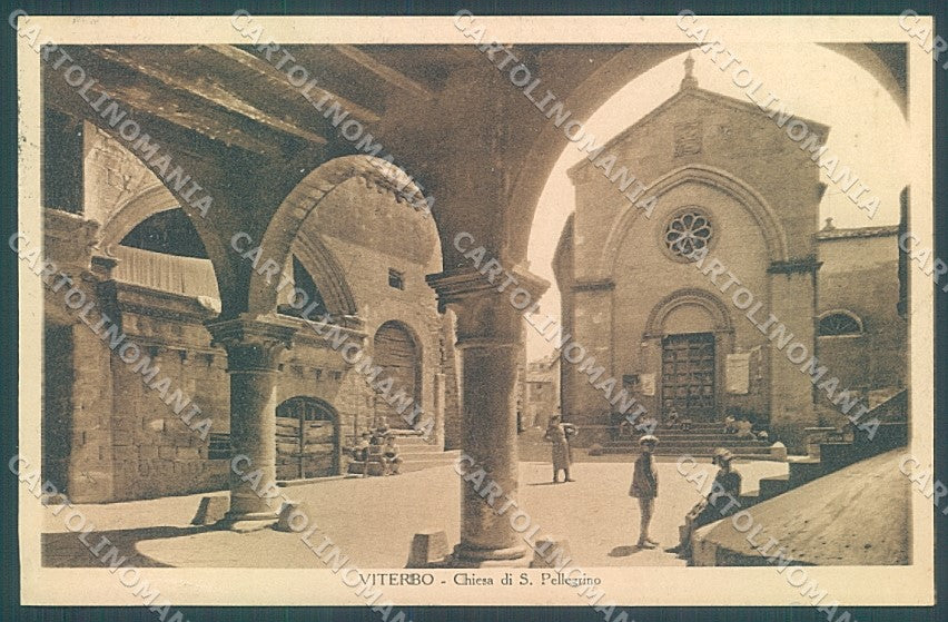 Viterbo Città Chiesa di San Pellegrino cartolina JK6874 – fronte