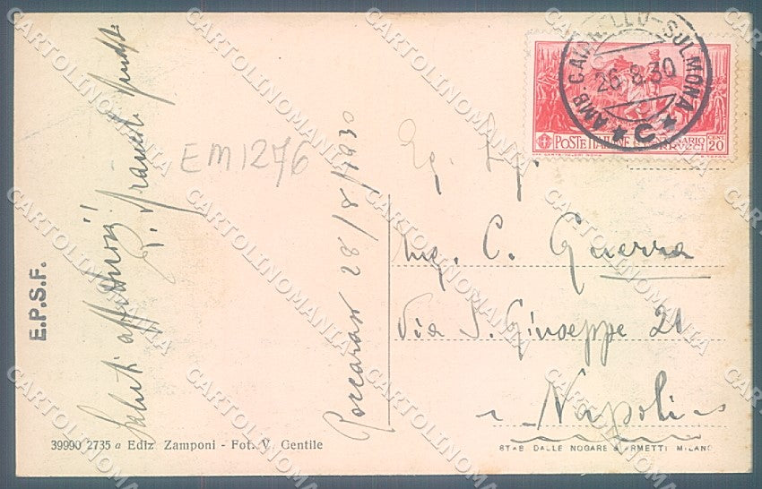 L'Aquila Roccaraso Grande Albergo Savoia cartolina JK6877 – retro