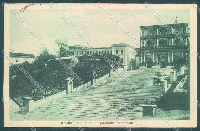 L'Aquila Città San Bernardino Alterocca 61510 cartolina JK6882 – fronte