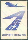 Aeroporto Genova Sestri Pallone Aerostatico ABRASA FG cartolina JK6888 – fronte