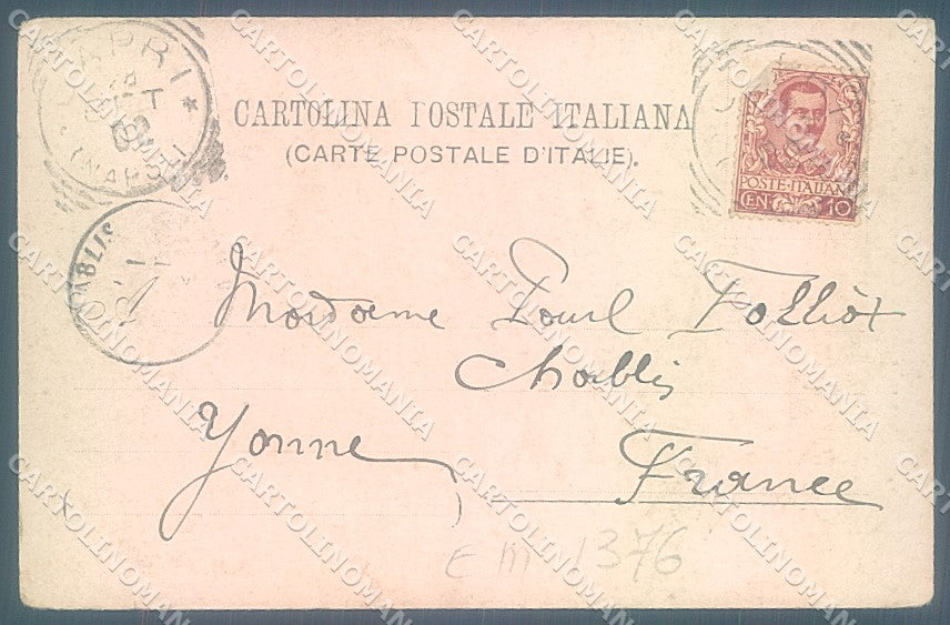 Napoli Sorrento ricordo di PIEGHINE cartolina JK6898 – retro