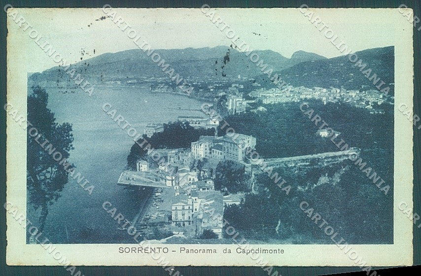 Napoli Sorrento Panorama da Capodimonte cartolina JK6901 – fronte