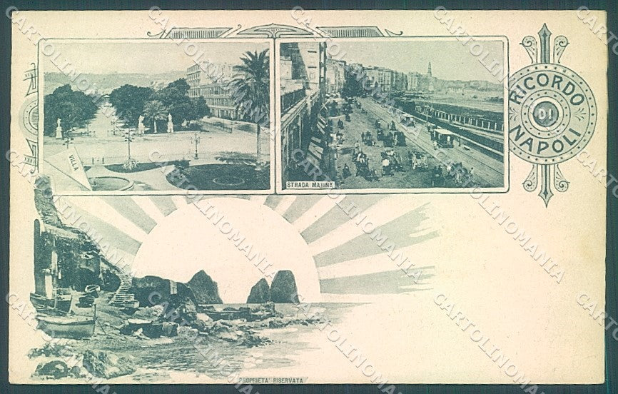 Napoli Città ricordo di cartolina JK6906 – fronte
