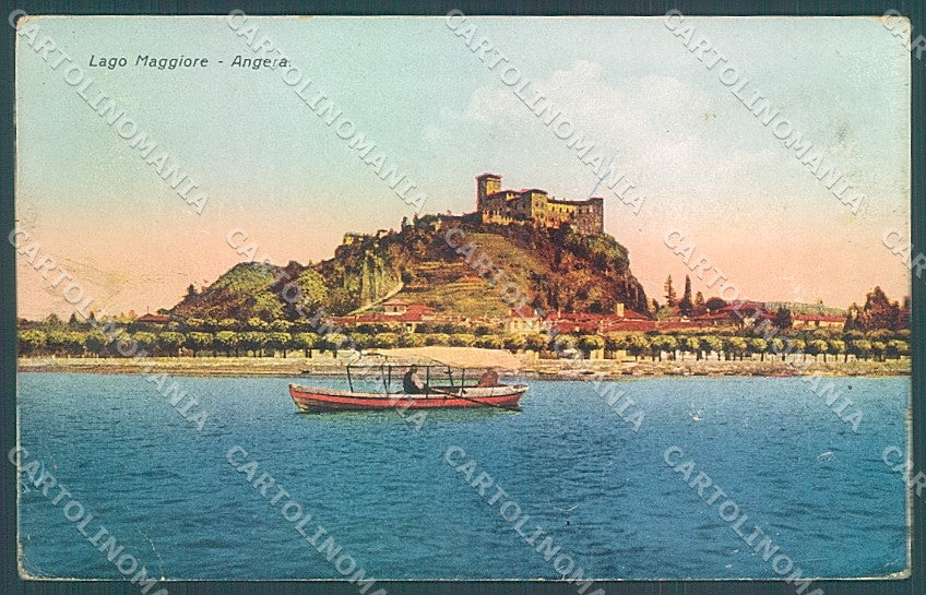 Varese Angera Castello Lago Maggiore Cecami cartolina JK6921 – fronte