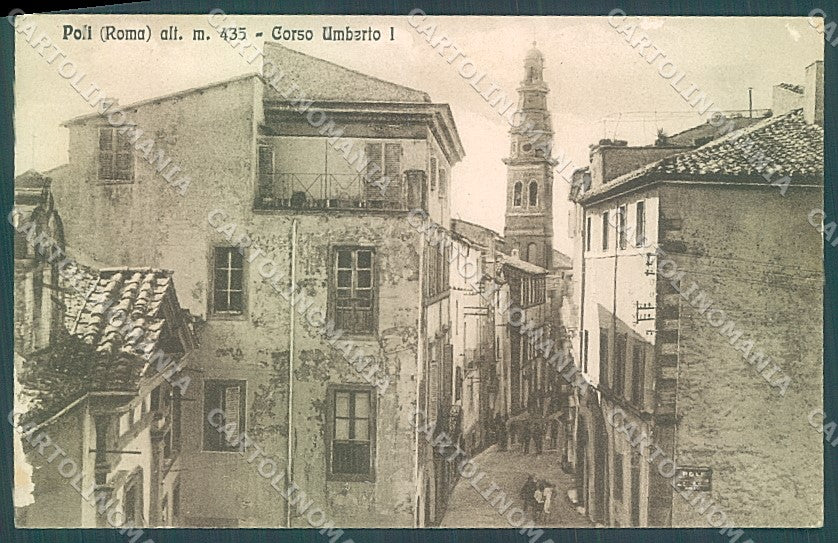 Roma Poli Chiesa Corso Umberto I ABRASA cartolina JK6924 – fronte