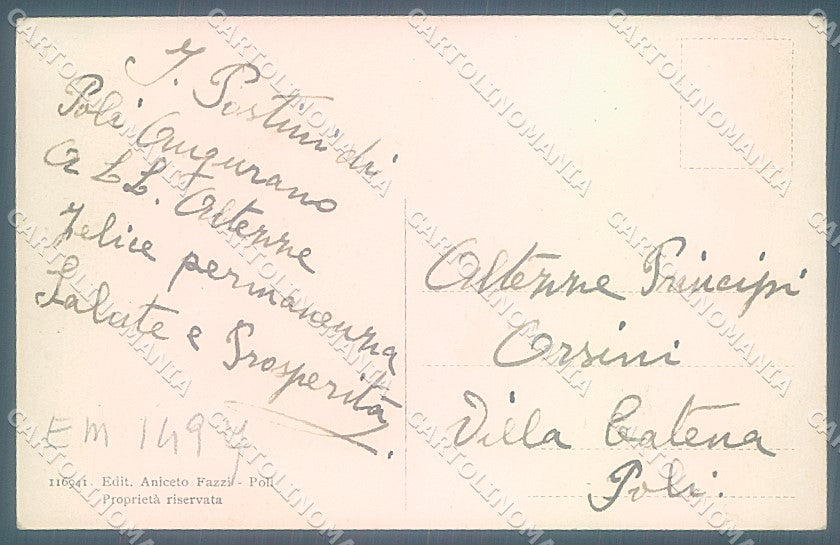 Roma Poli Chiesa Corso Umberto I ABRASA cartolina JK6924 – retro