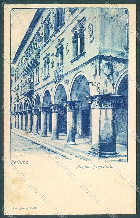 Belluno Città Angolo Prefettura Breveglieri cartolina JK6926 – fronte